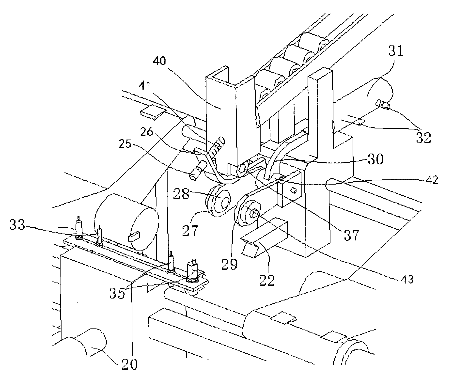 Connecting sleeve parison tube double-sided milling machine