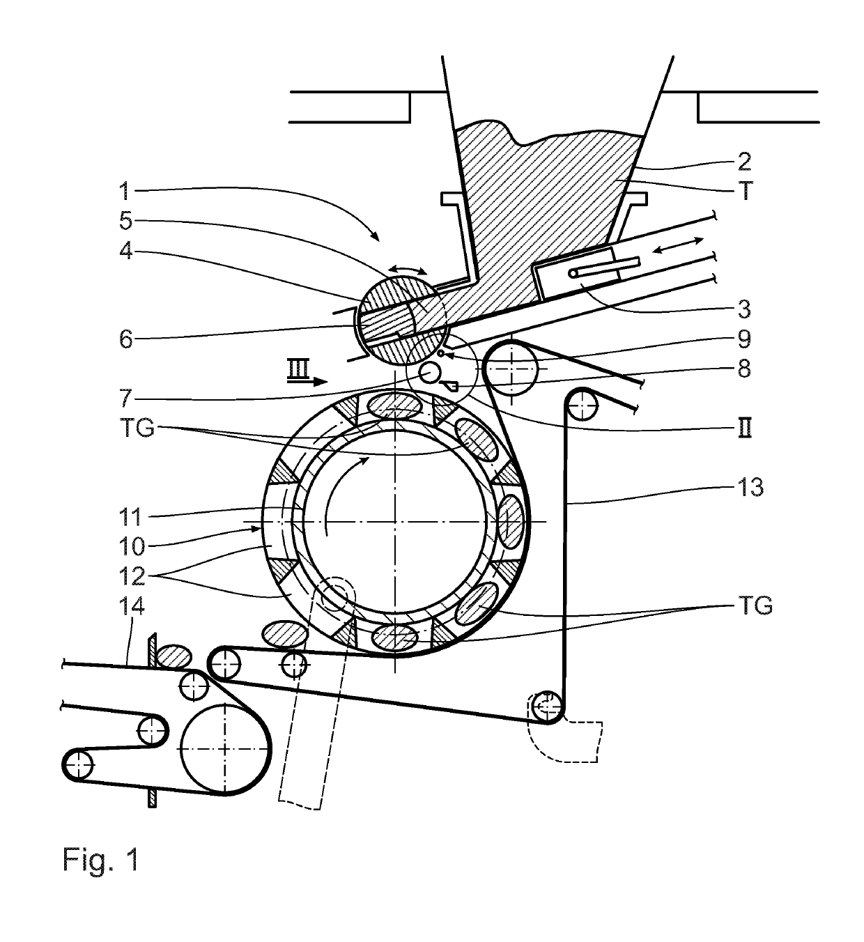 Transfer apparatus for dough pieces