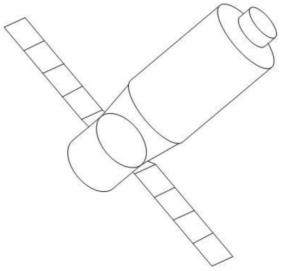 Spacecraft attitude simulation control method and system