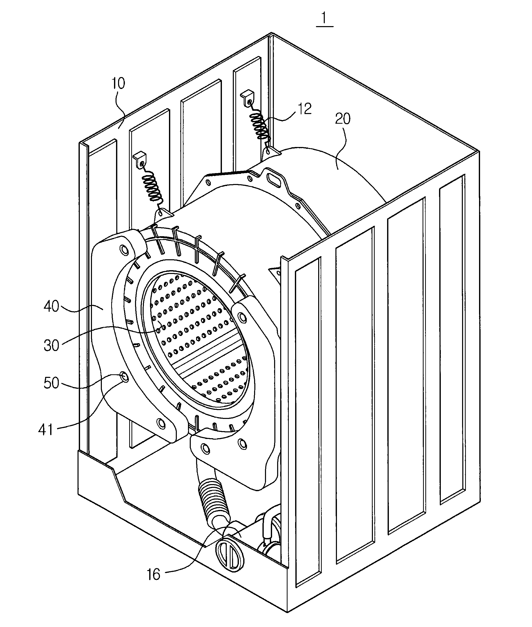Washing machine having enhanced coupling structure and control method of the same