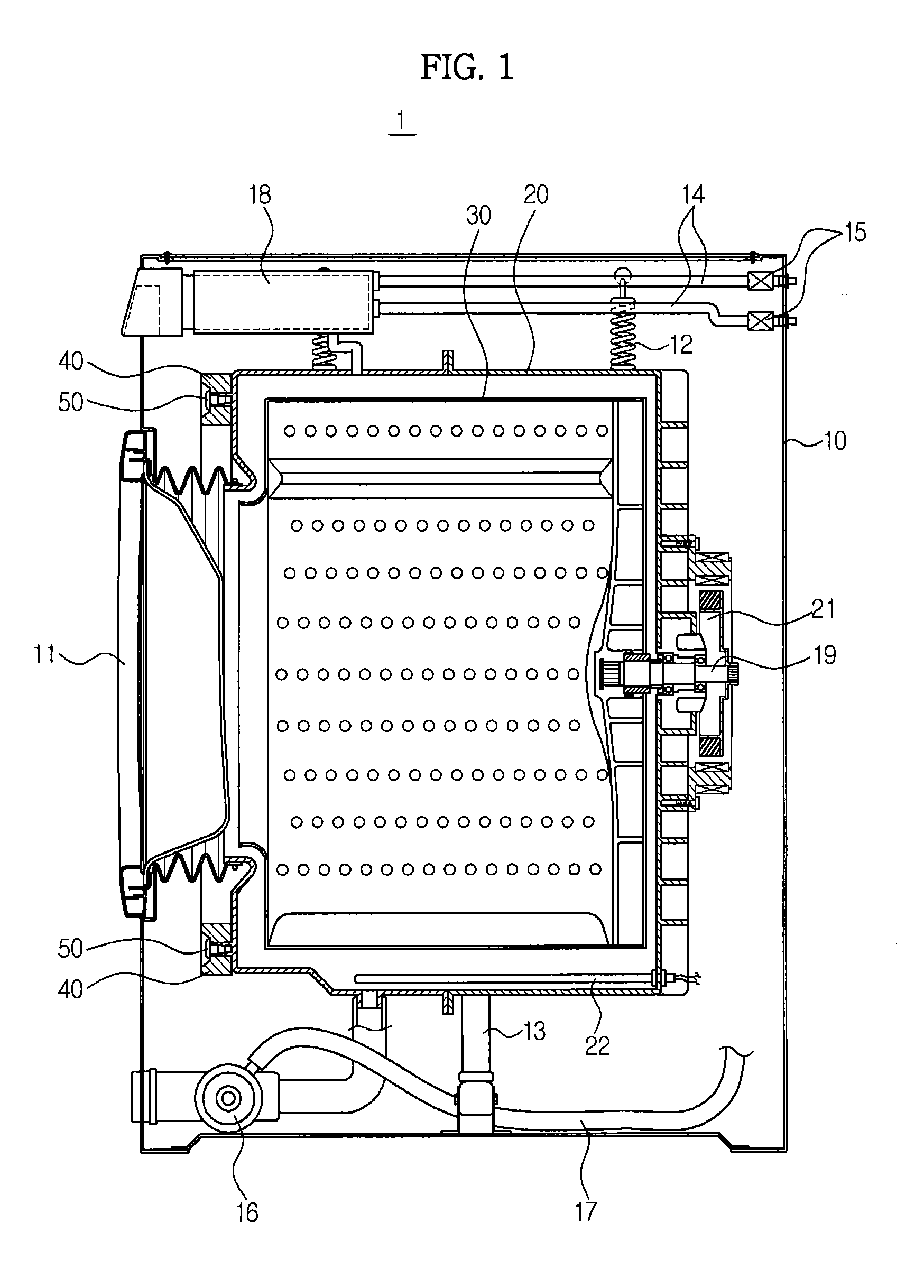 Washing machine having enhanced coupling structure and control method of the same