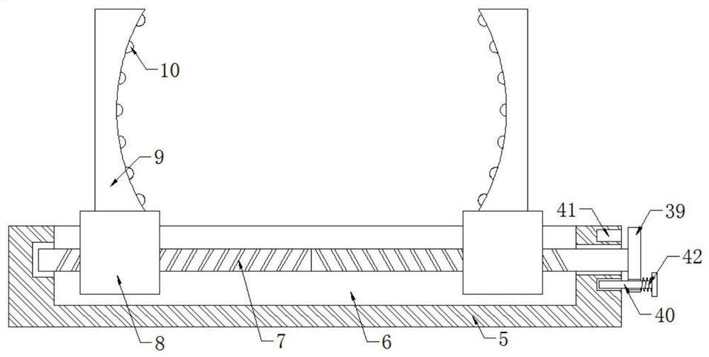 A composite detection device for stretching and bending