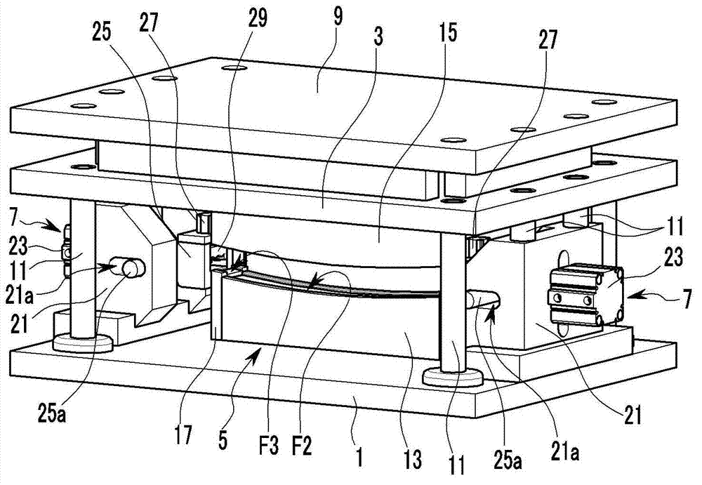 Bending press system