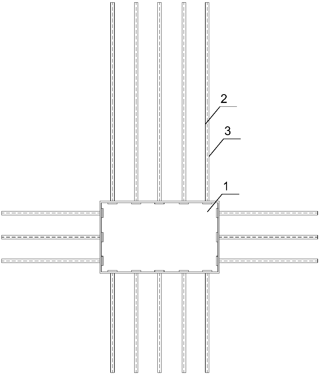 Bolt cable support method for monitoring of roadway surrounding rock failure