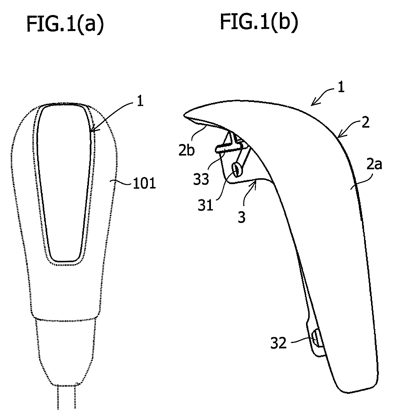 Molded plastic part