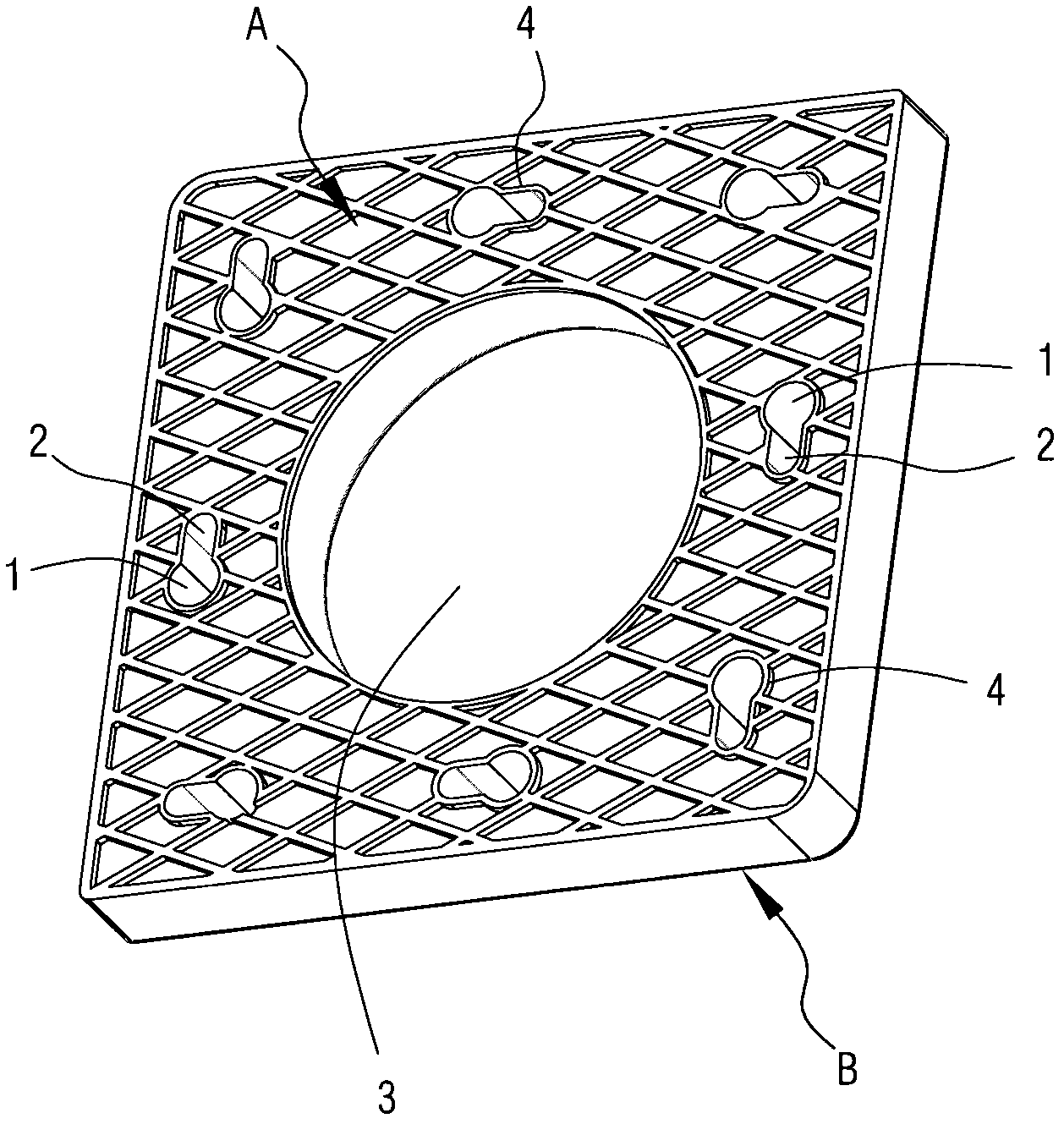 Method for preparing composite material end plate for pre-stressed pile