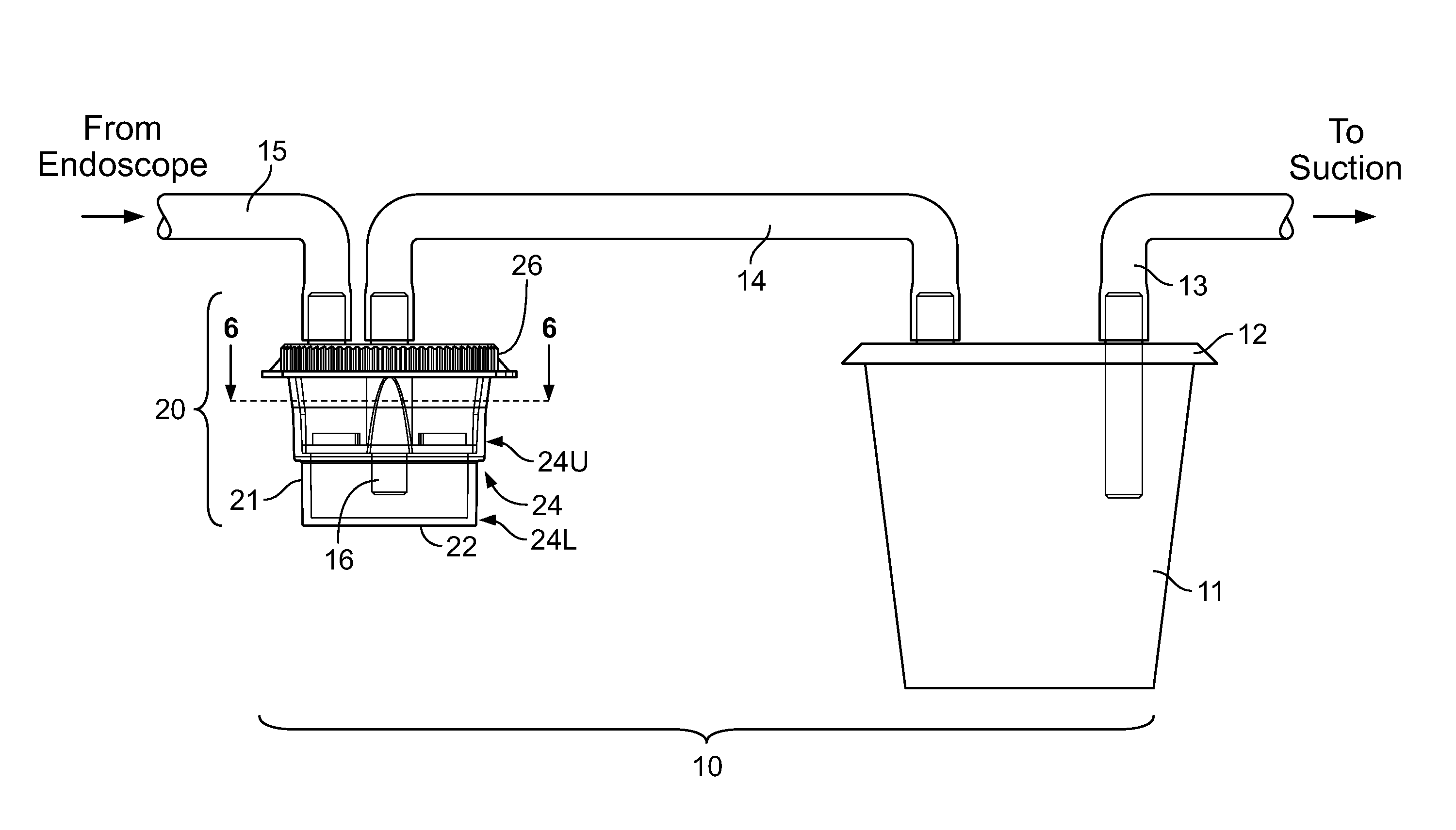 Tissue collection and separation device