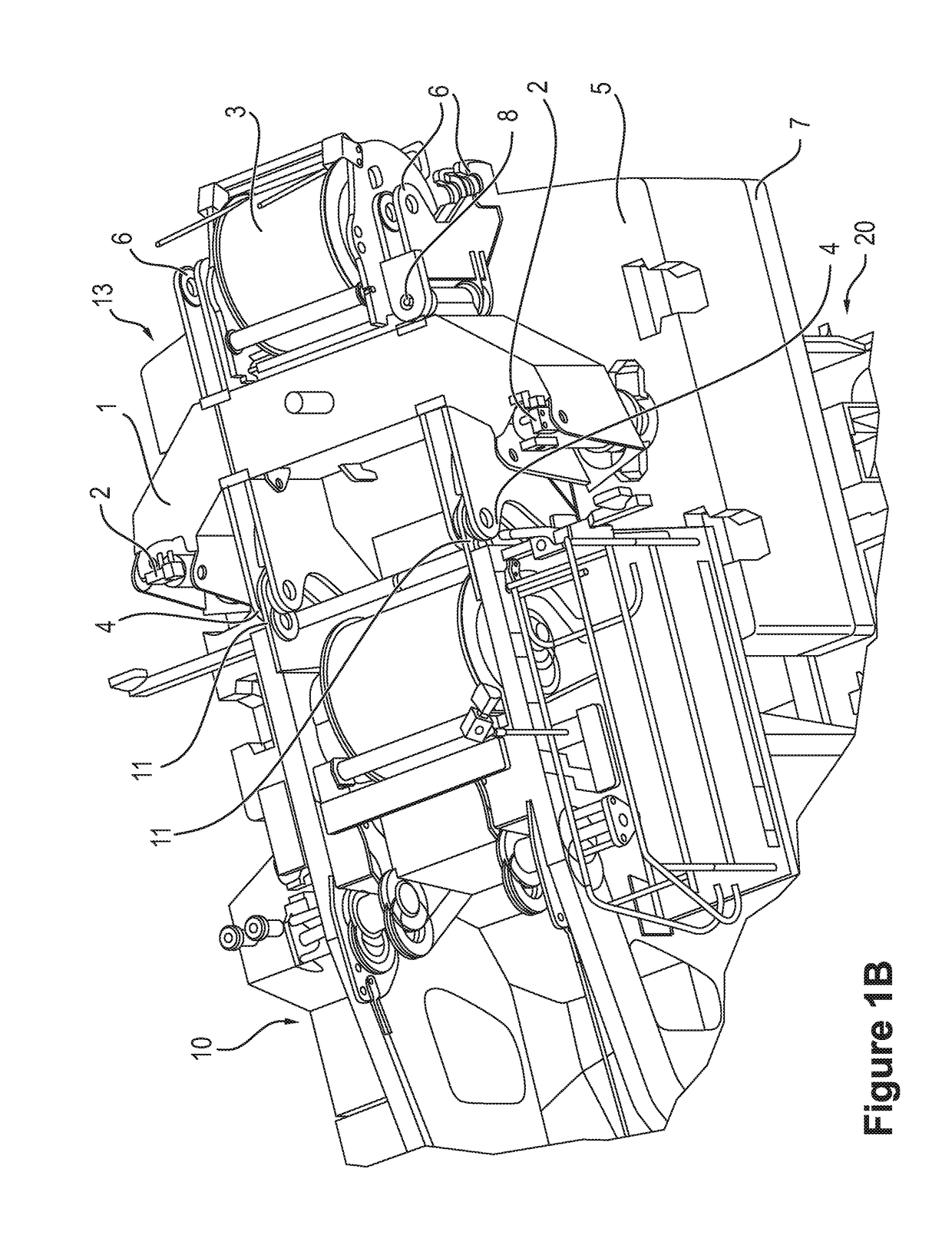 Mobile crane having adjustable ballast mounting apparatus