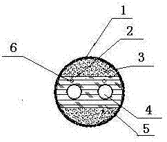 Intelligent thermal insulation steel pipe double-pipe different-diameter tee alarm line fixing device and fixing method