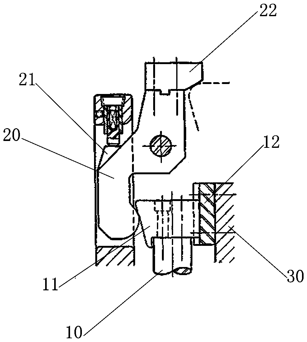 Deburring device for frustum-shaped rubber workpiece