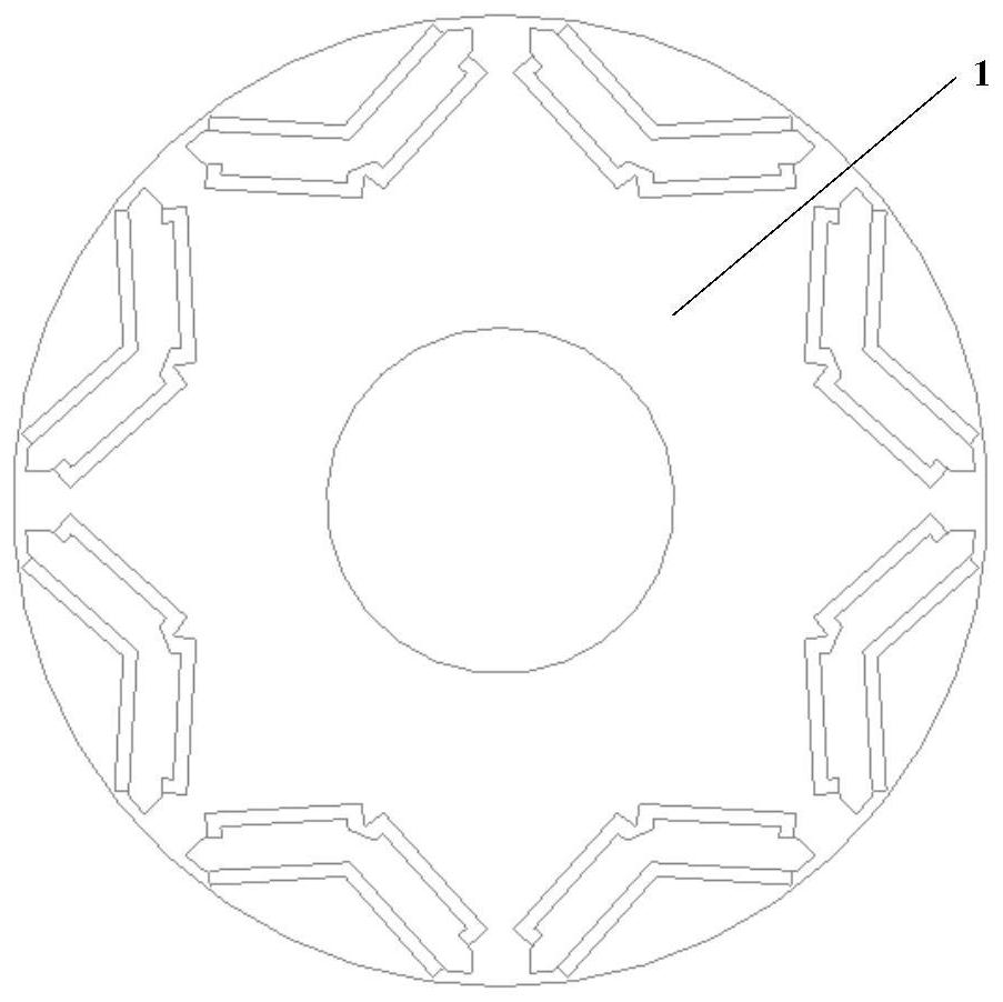 Rotor structure of a permanent magnet motor