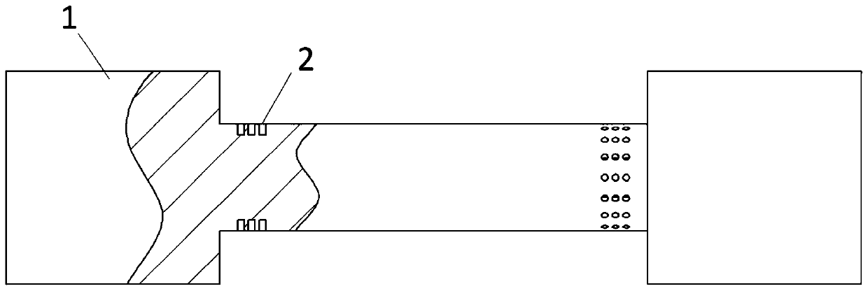 An anti-cavitation spool structure