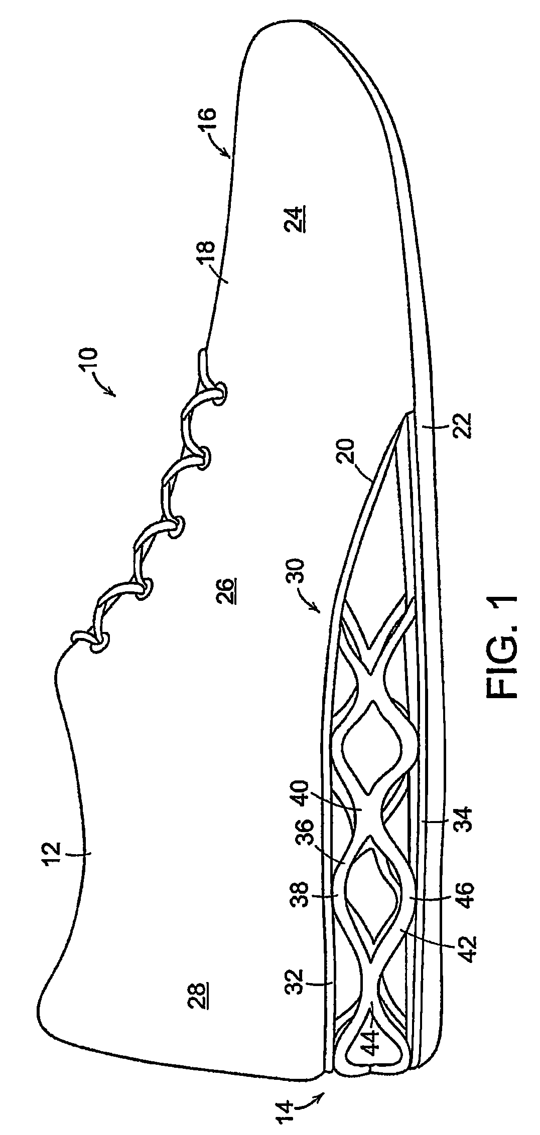 Article of footwear with multi-layered support assembly
