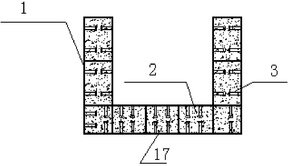 C-shaped steel pipe bundle composite structure