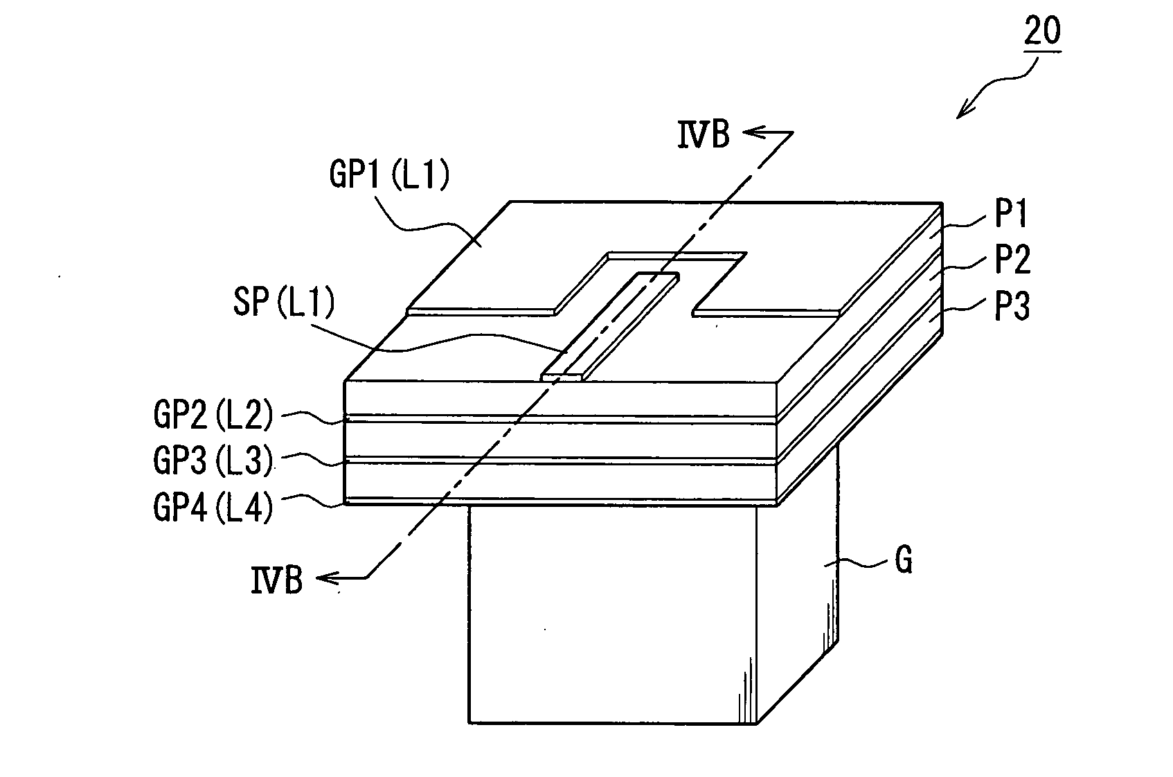 Dielectric substrate for wave guide tube and transmission line transition using the same