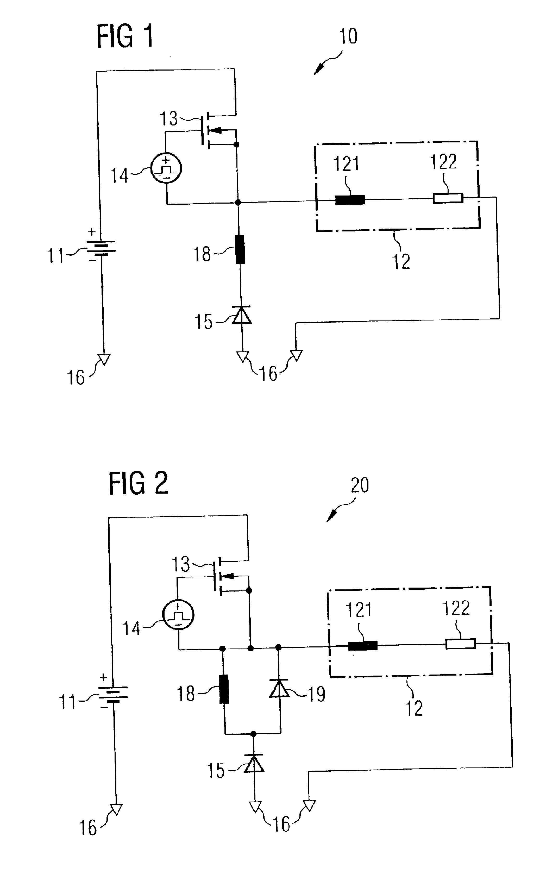 Circuit arrangement for high-speed switching of inductive loads
