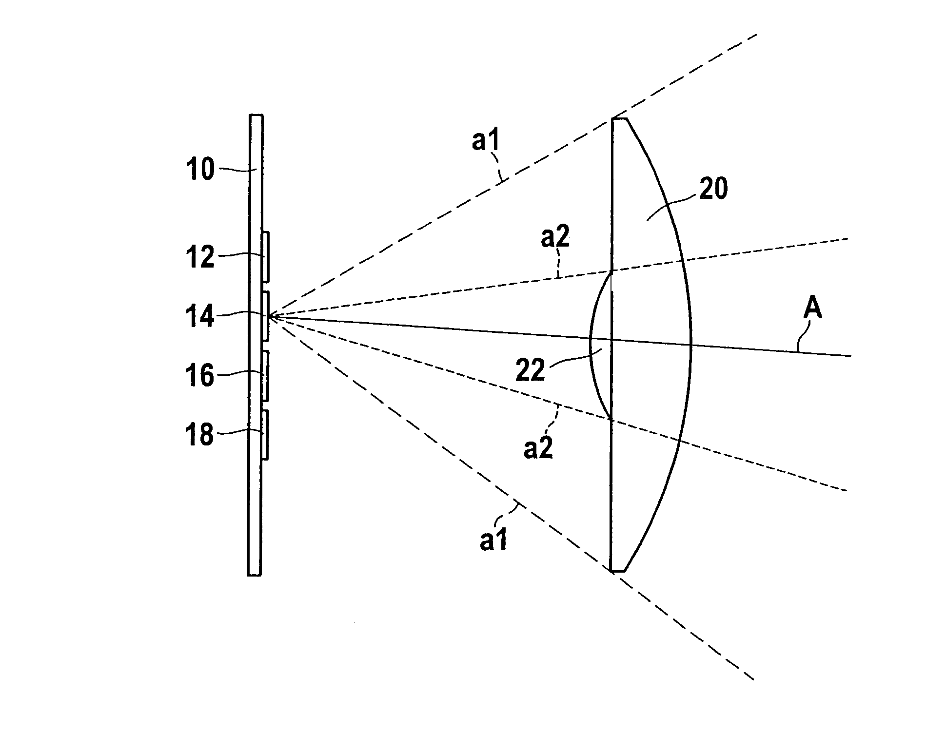 Multi-beam radar sensor