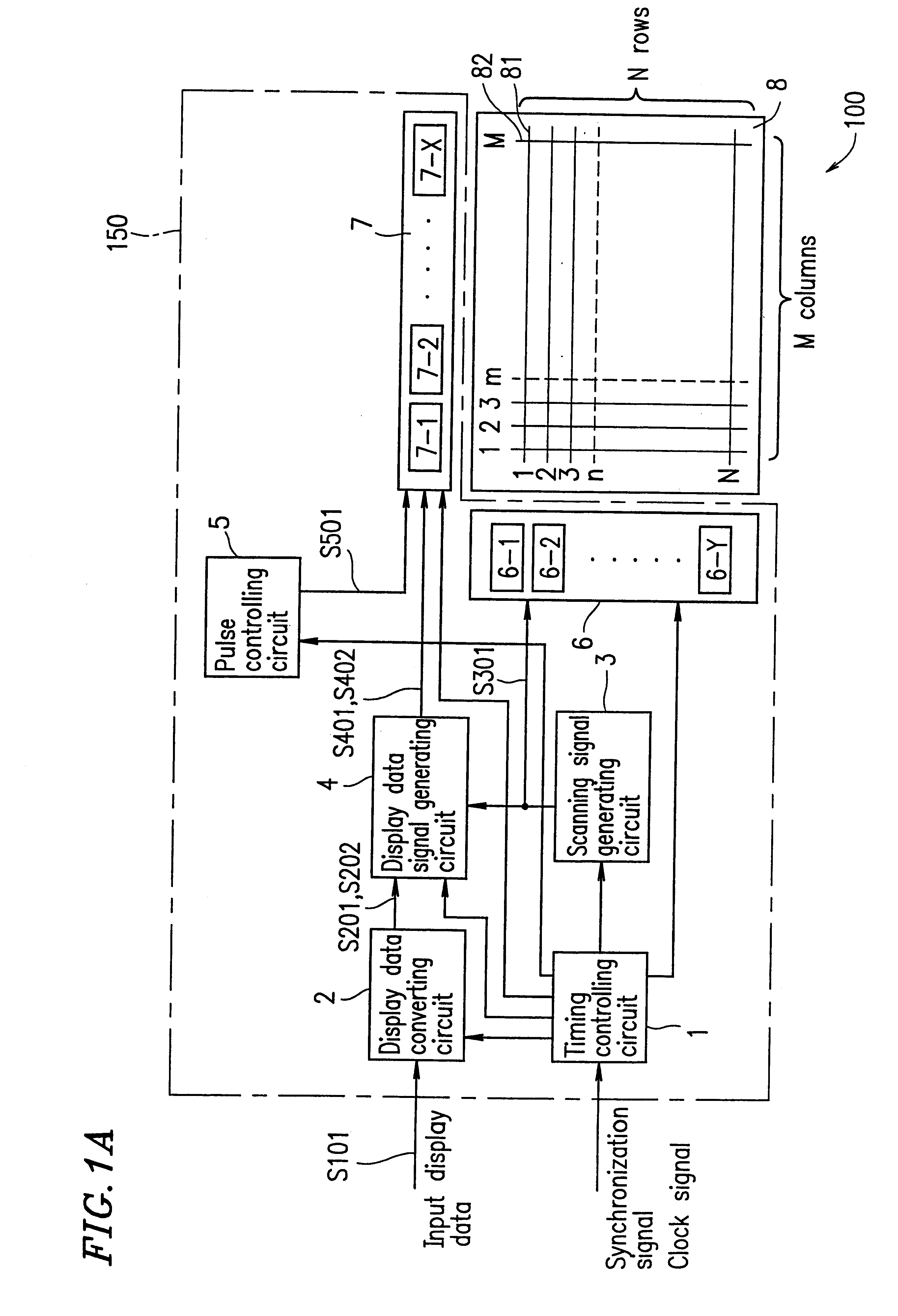 Control circuit and control method for display device