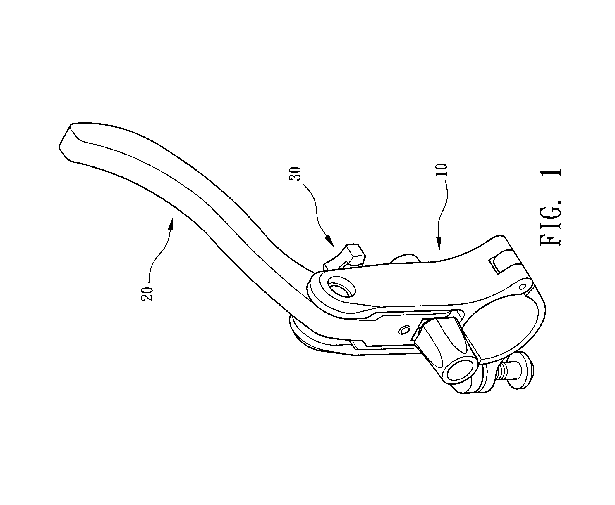 Quick-release device of a bicycle brake cable