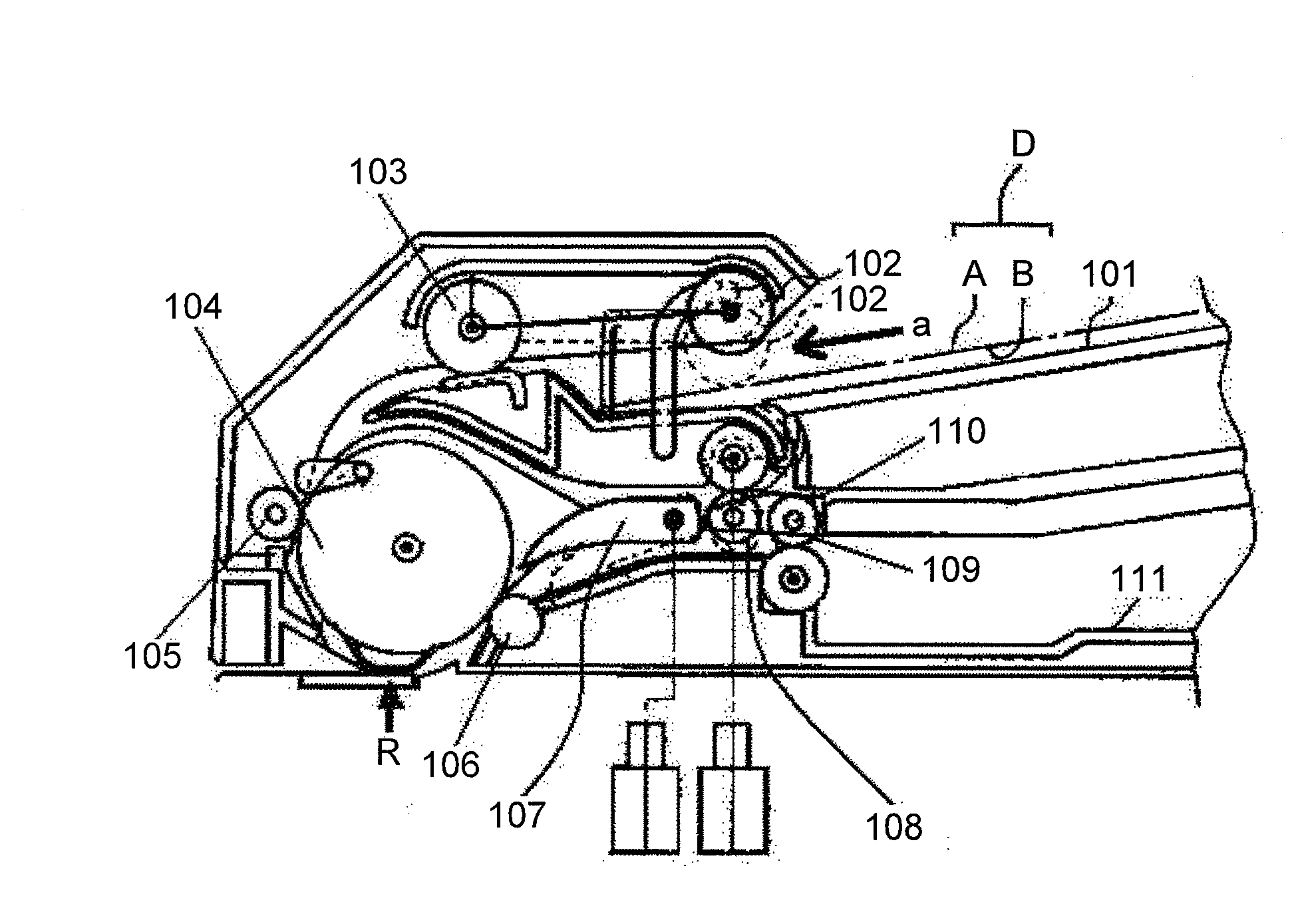Automatic document conveying device and image forming apparatus including the same