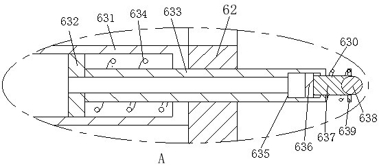 A lens shearing machine finished product detection mechanism