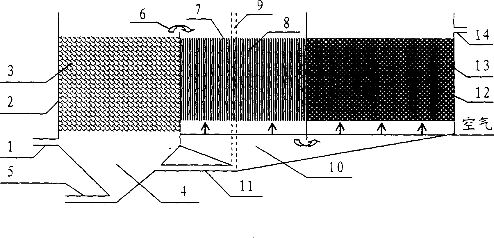 Water treatment method of circulating-water culture system