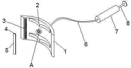 Clysis treatment device for general surgery department