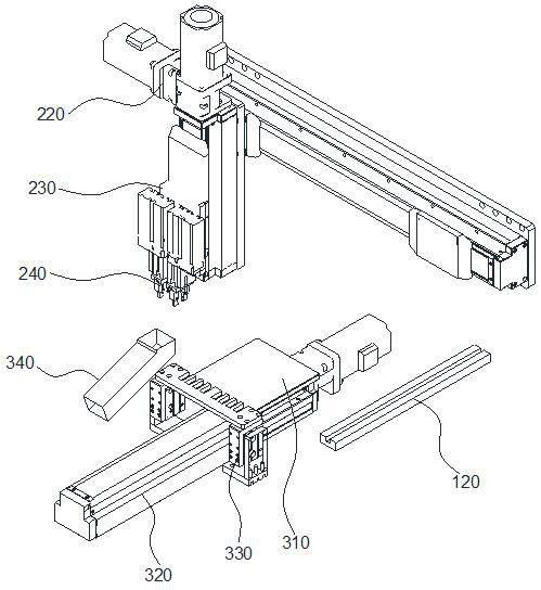 Smoke pipe clamping equipment