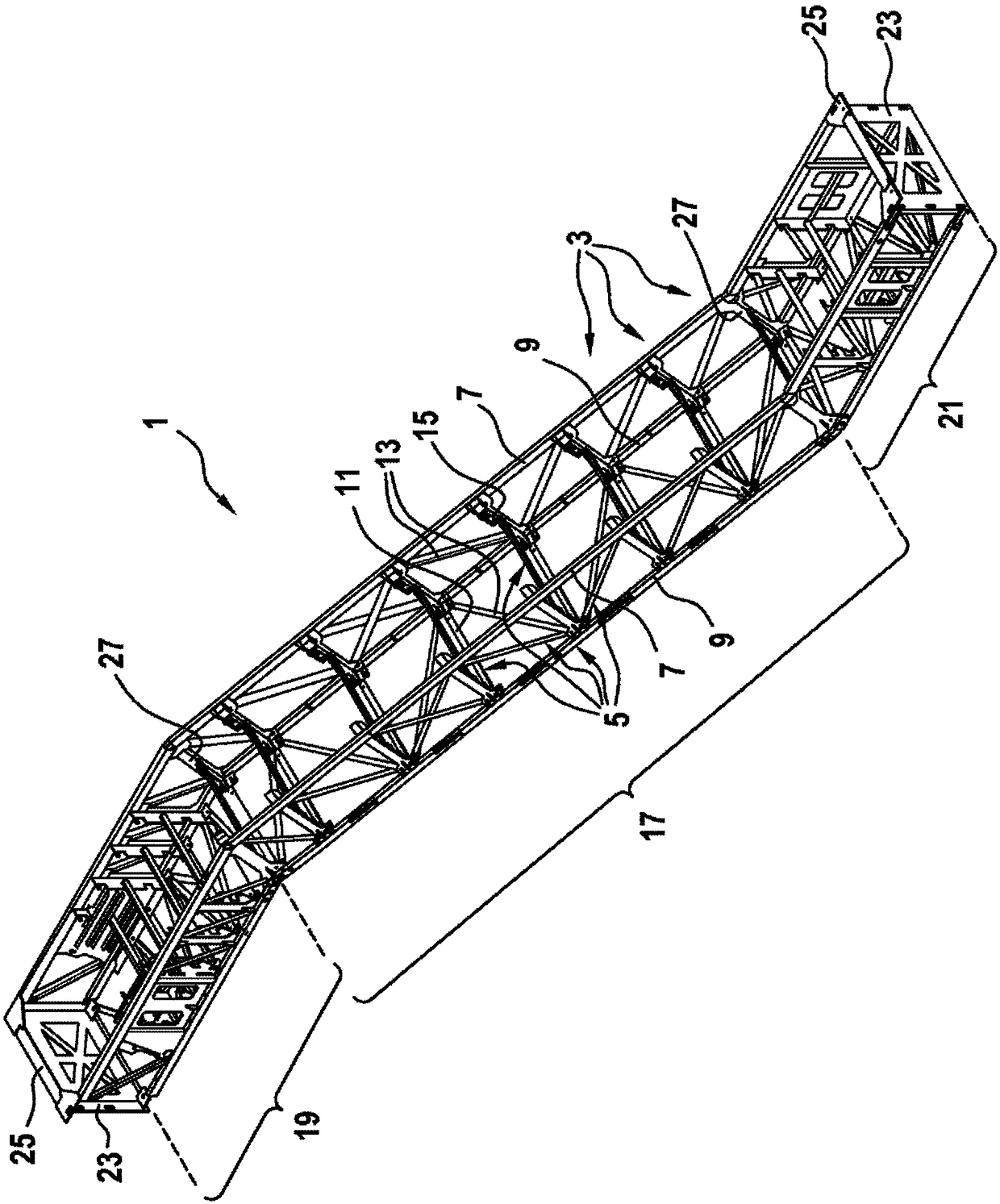 Method for robot-assisted production of a support structure for a passenger transport system