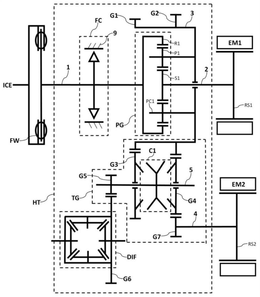 A New Type of Hybrid Transmission