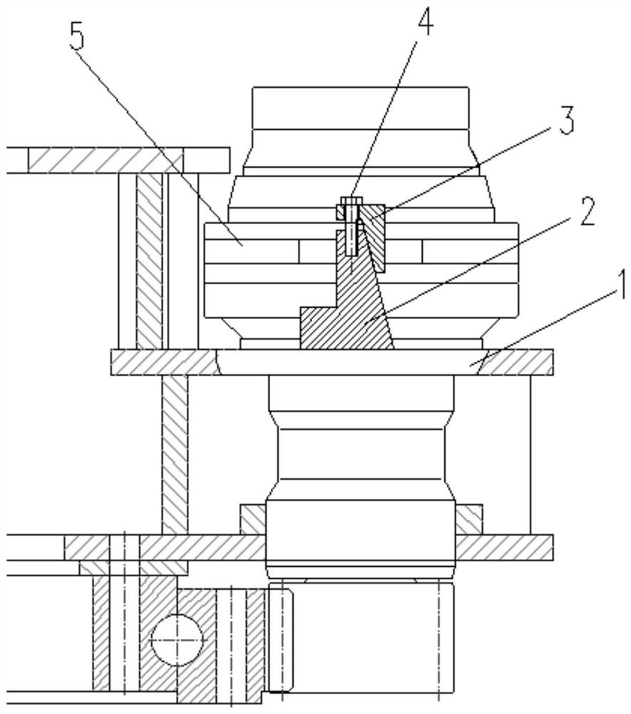 Tower crane slewing mechanism mounting method