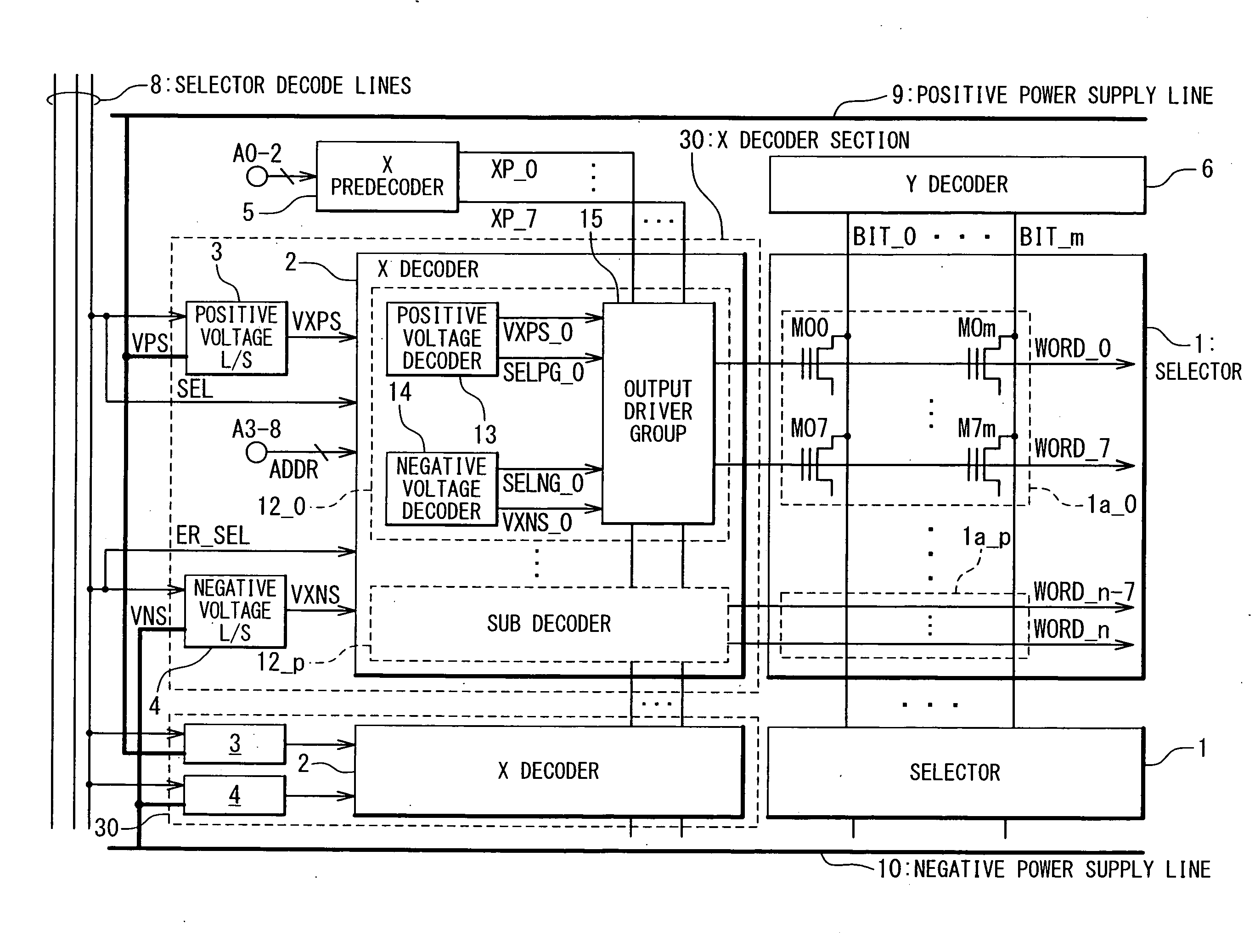 Nonvolatile semiconductor memory device and method of operating the same which stably perform erase operation