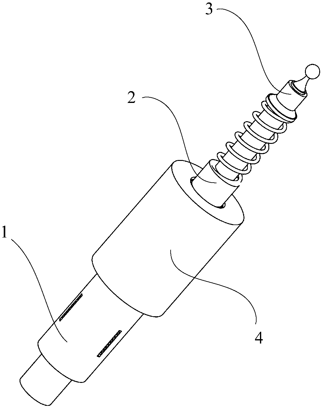 Driven energy absorbing pulling/pressing both-way buffer capable of being repeatedly used