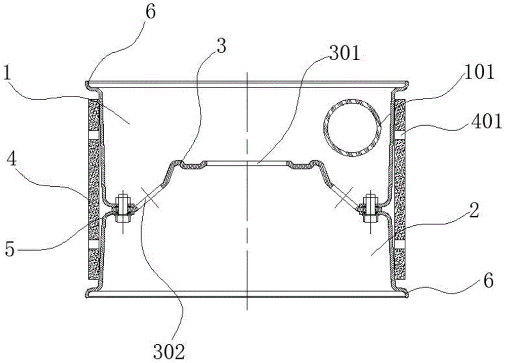 Three-sheet wheel