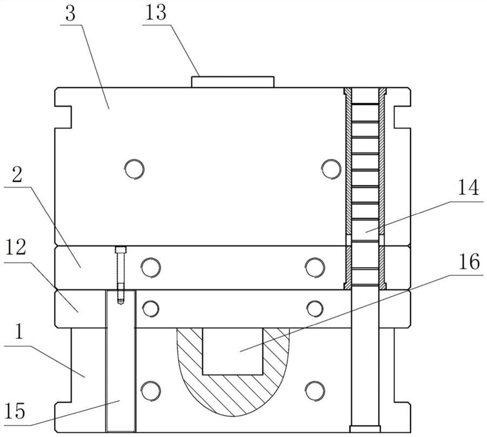 Mold capable of adjusting elasticity on line
