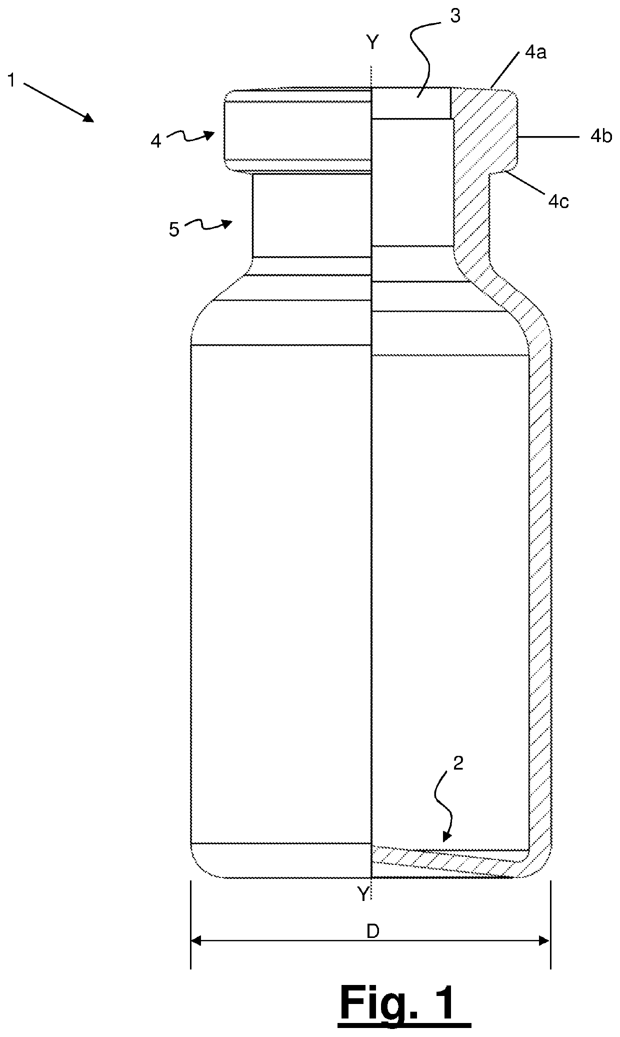 Method for sealingly closing a bottle and associated sealingly closed bottle