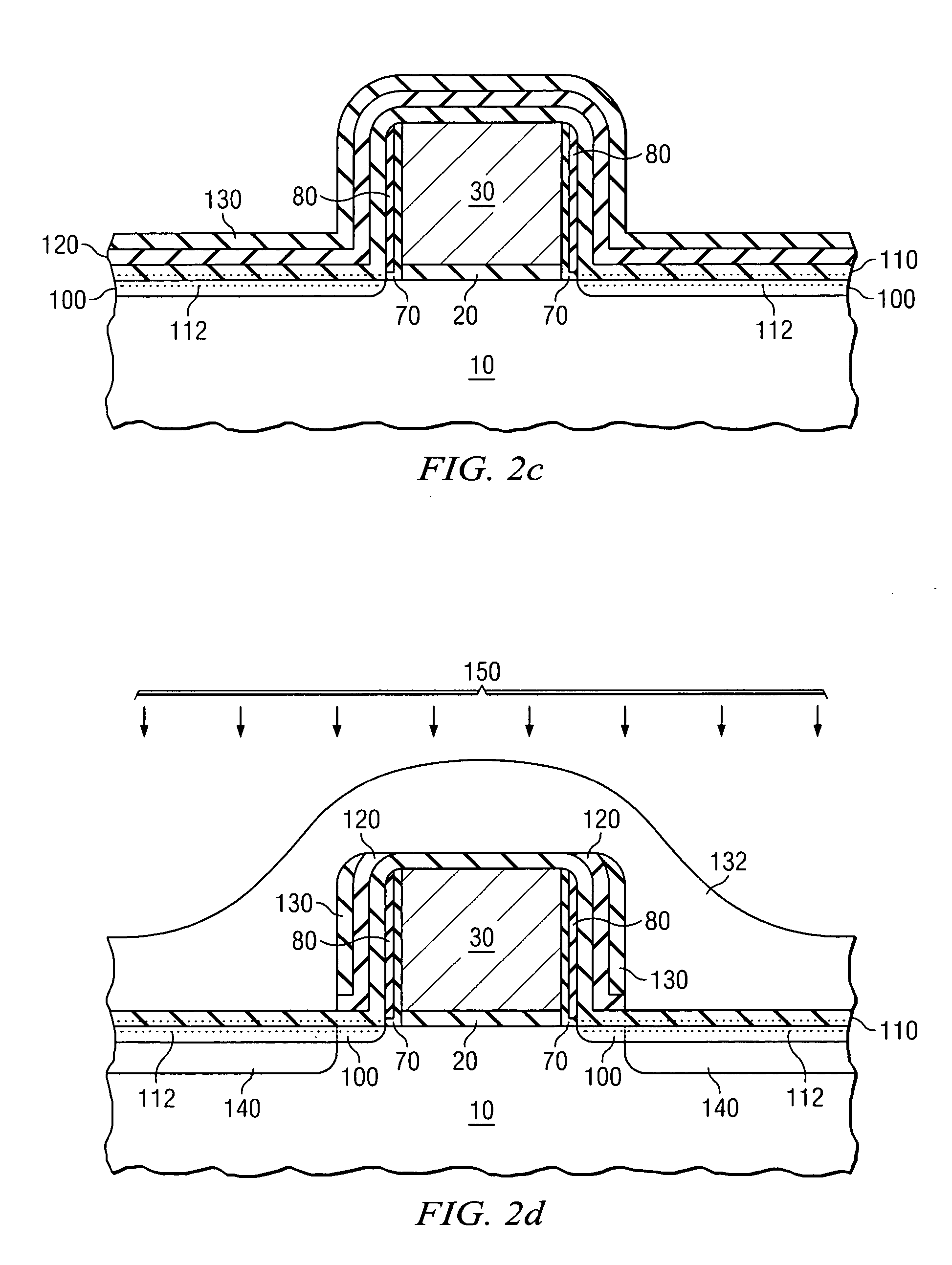 CMOS transistors and methods of forming same