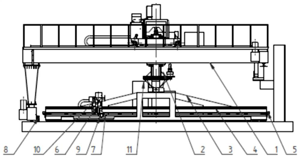 A workpiece positioning auxiliary device for thin plate splicing submerged arc welding machine