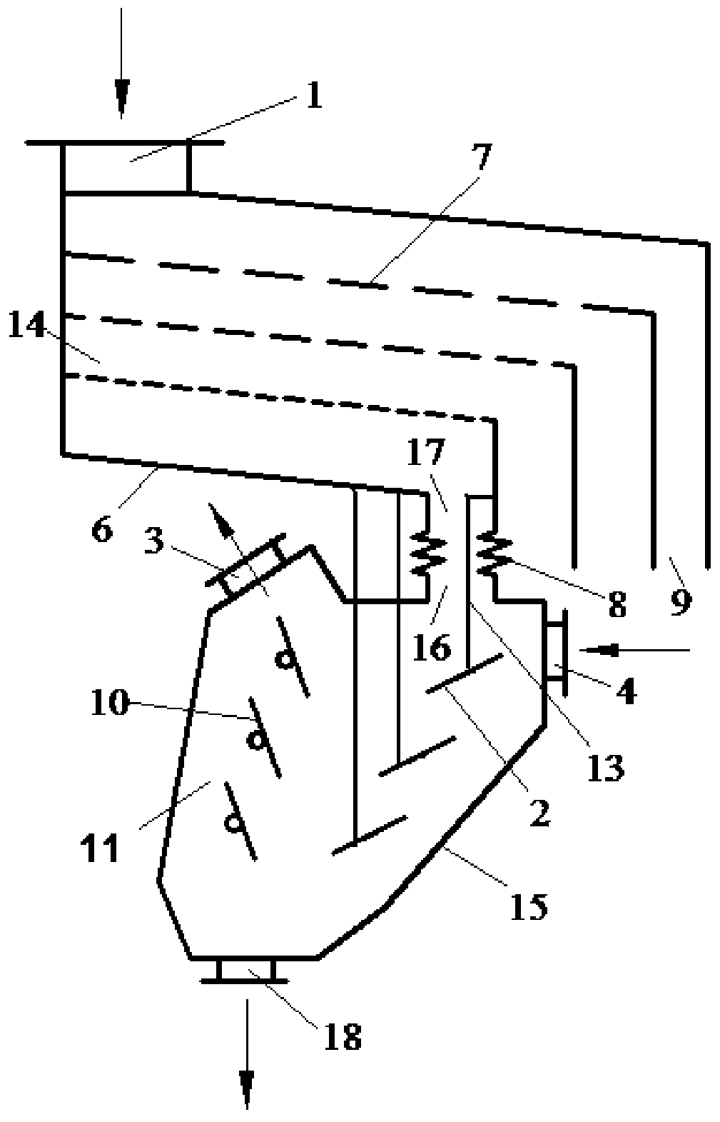 Mineral sorting device, mineral processing production system and mineral sorting method