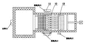 Aluminum ingot heating and melting furnace using biomass fuel