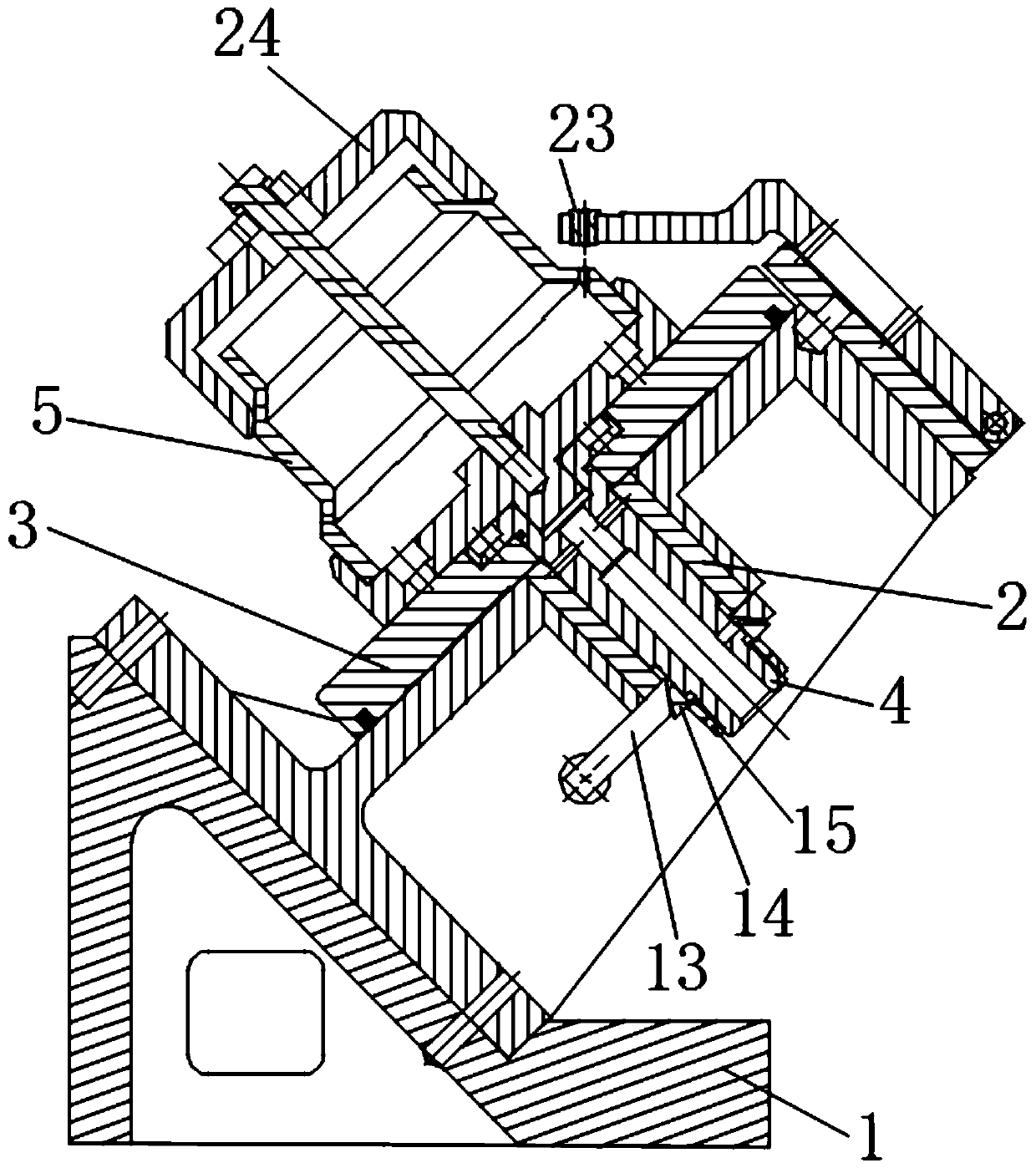 Inclined-hole indexing drill jig and application method thereof