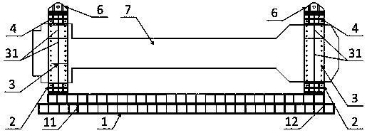 Rolling mill rack packaging and transporting support-hanger