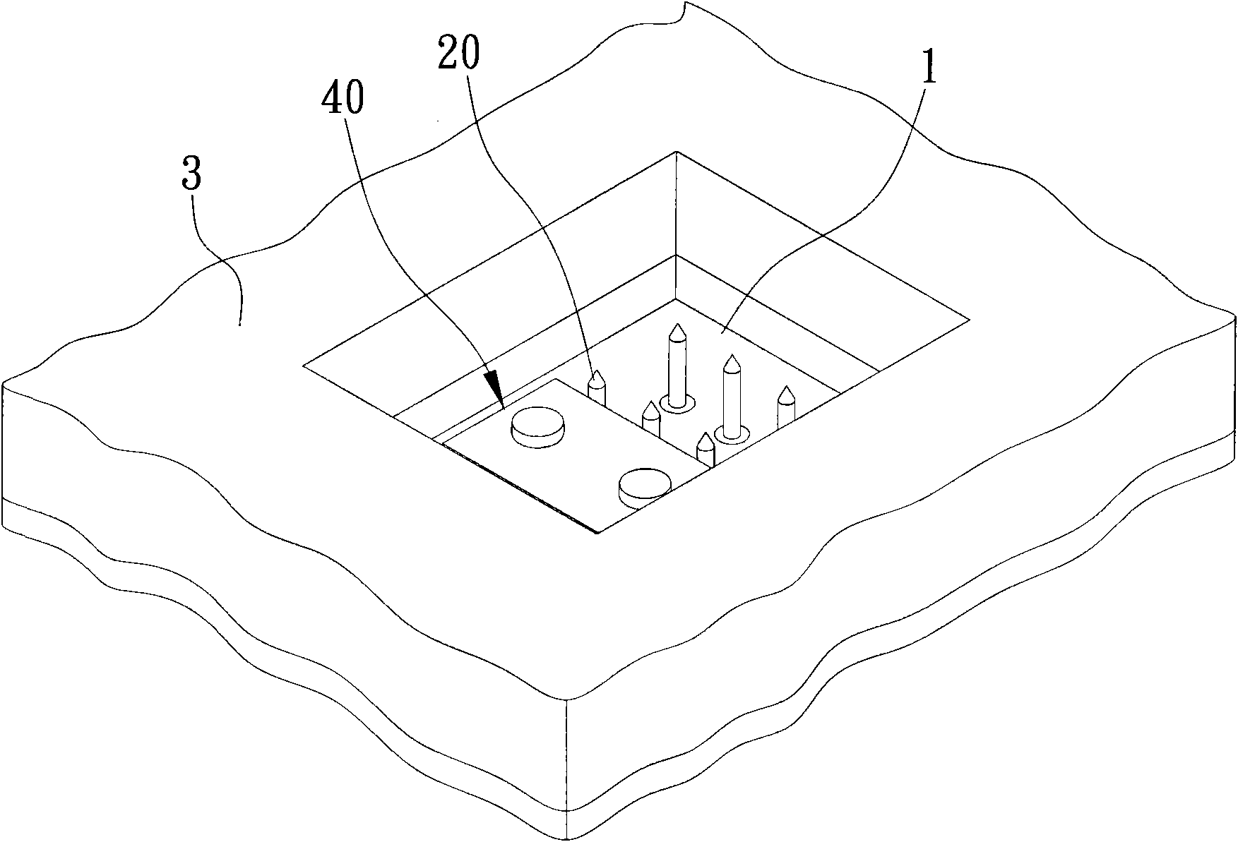 Bearing plate for wave-soldering device