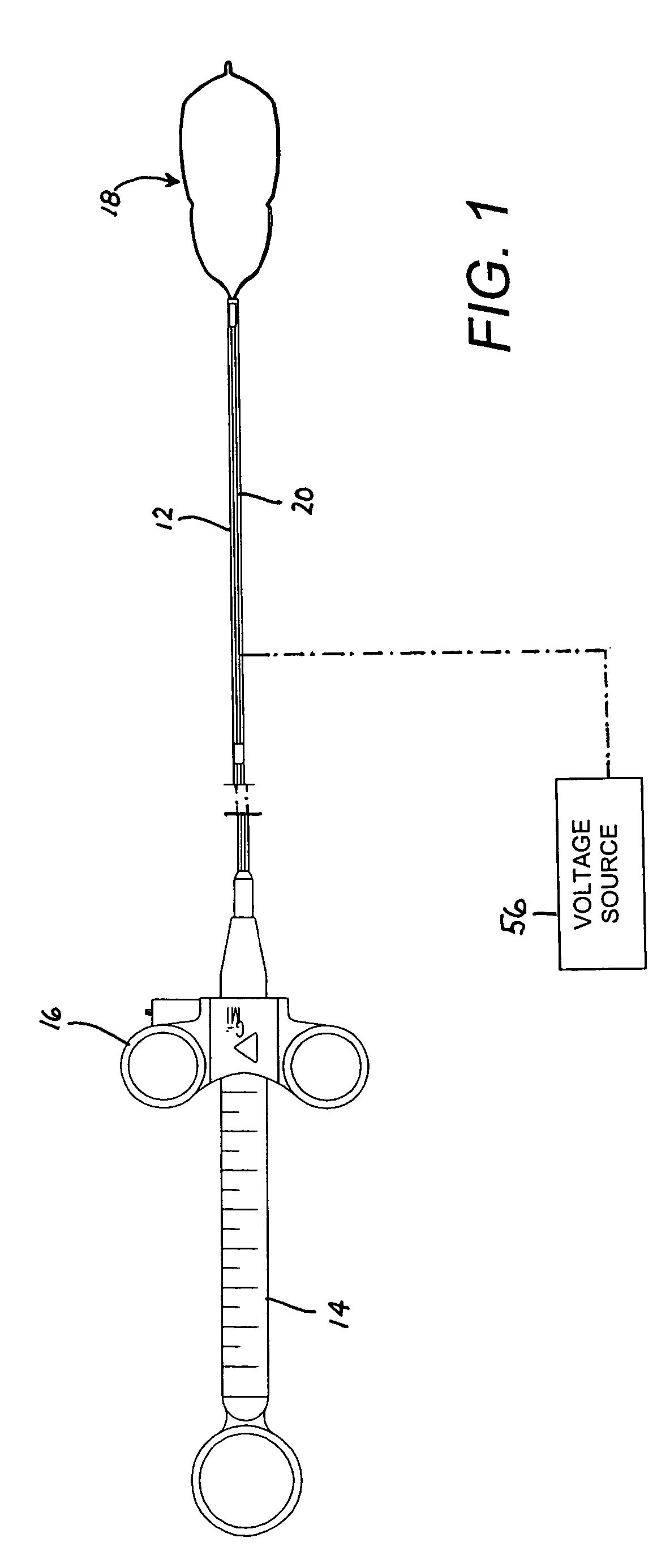 Medical snare loop with indentations for changing effective size of loop and associated method