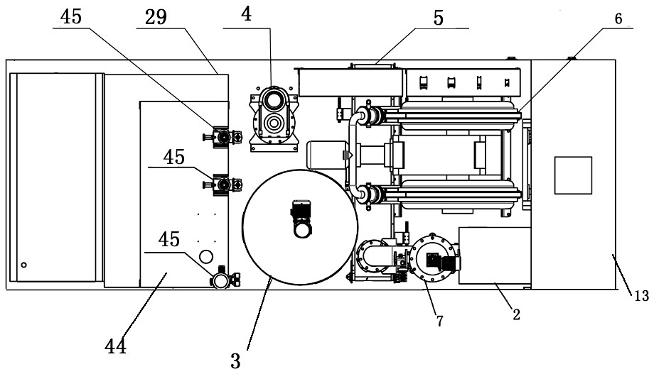 Vehicle-mounted movable multifunctional sludge treatment vehicle