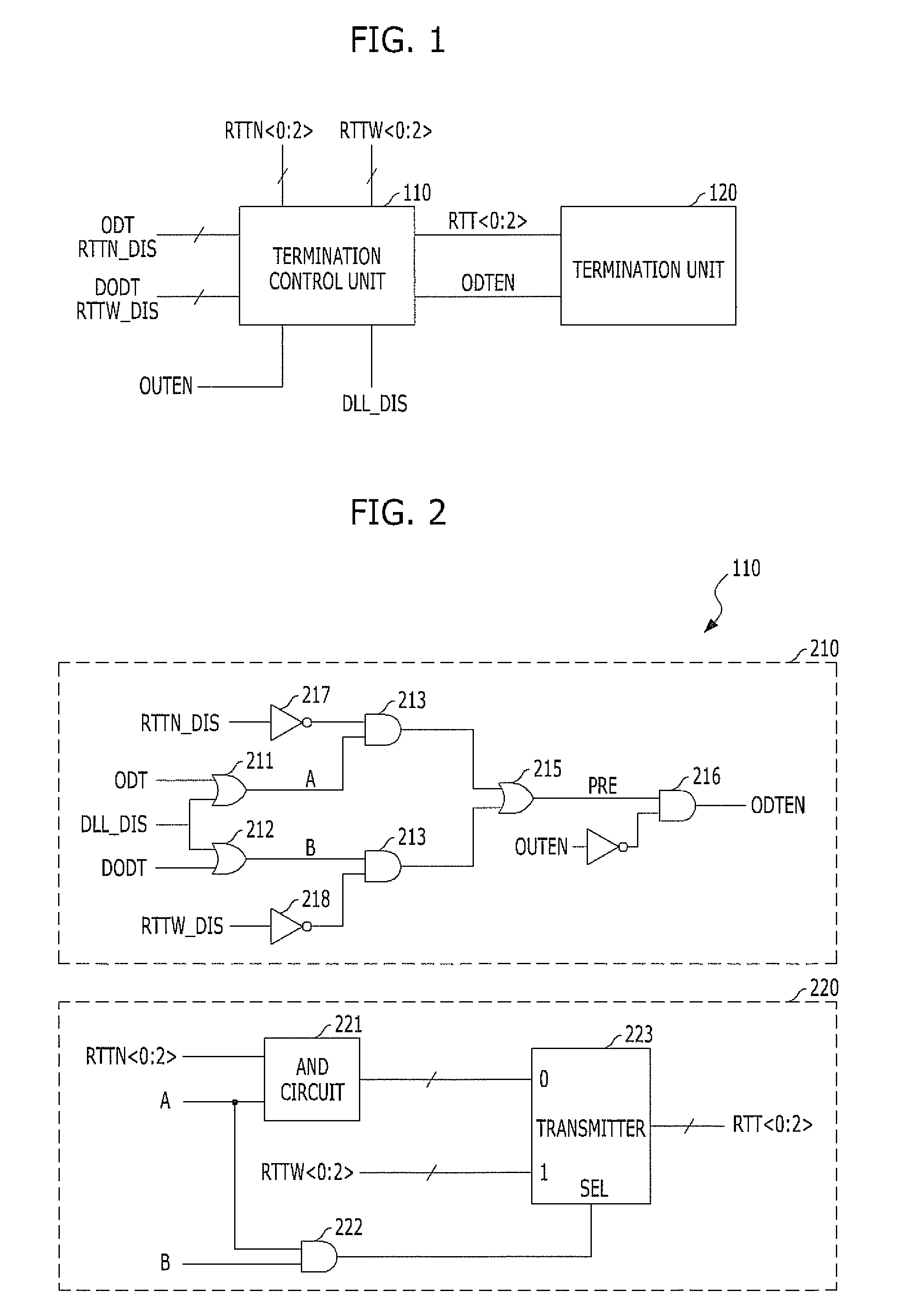 Termination control circuit and semiconductor device including the same