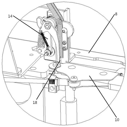 Mushroom bag tying machine for edible mushrooms