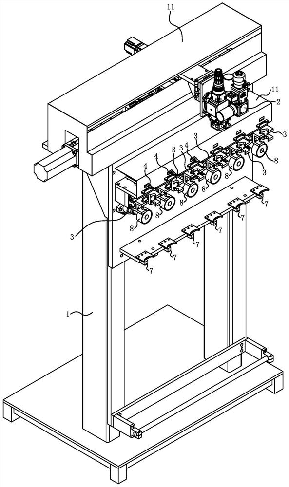 Steel tube end plate welding machine