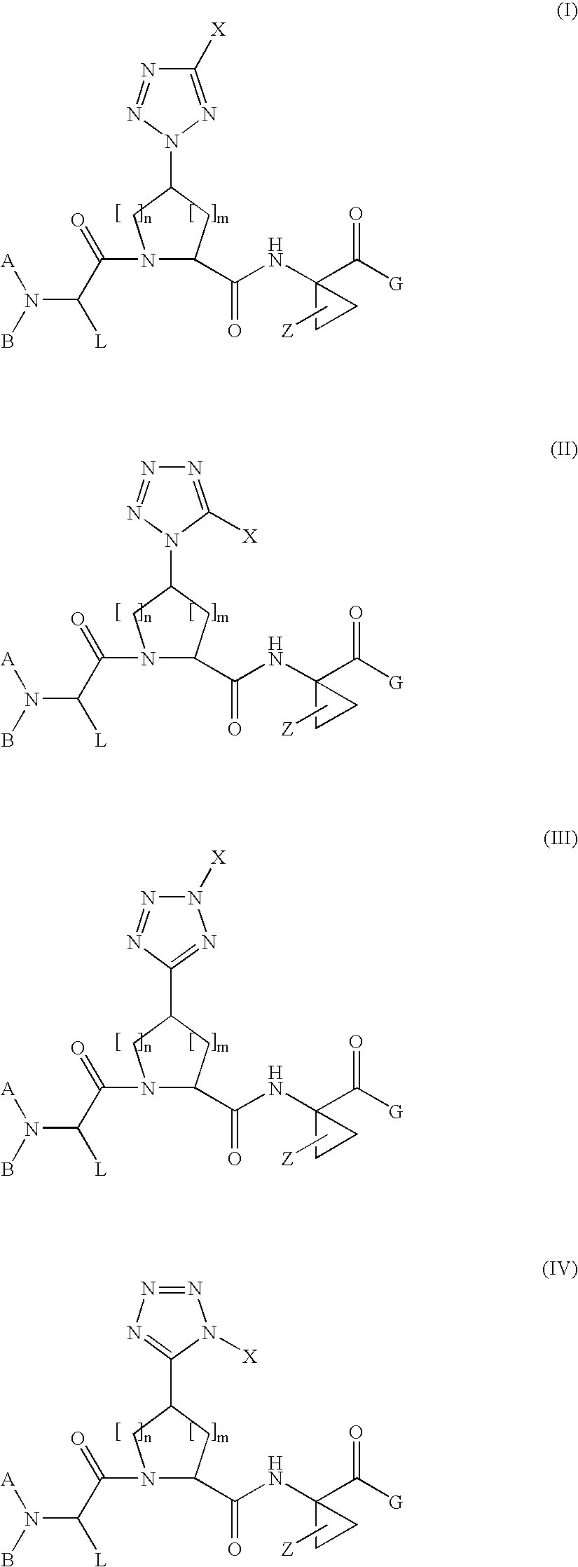 Tetrazolyl acyclic hepatitis c serine protease inhibitors