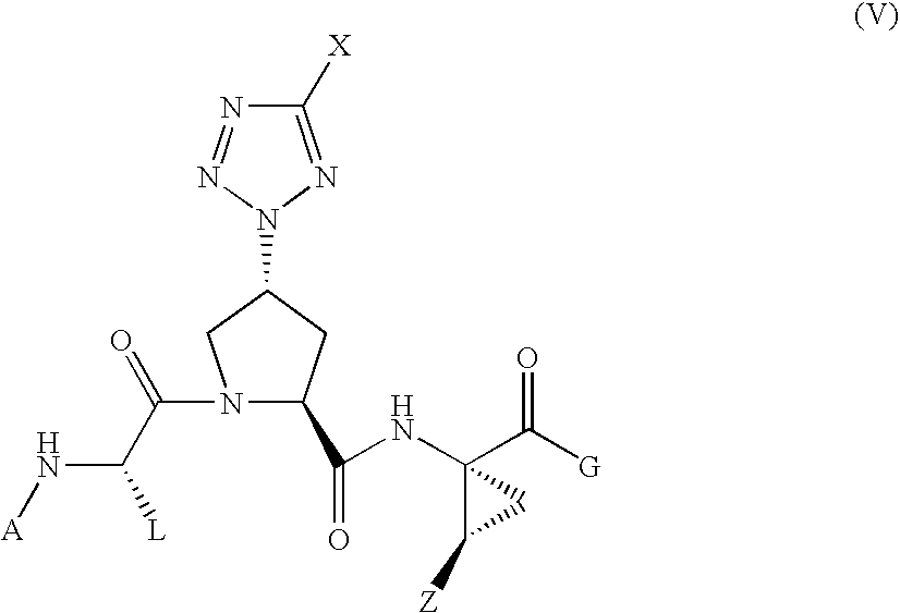 Tetrazolyl acyclic hepatitis c serine protease inhibitors